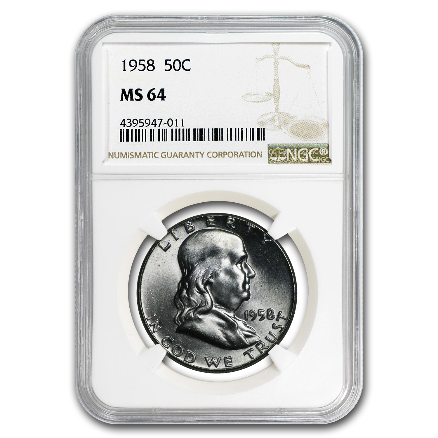 1958 (None) Phil Franklin Half Dollar Value - APMEX
